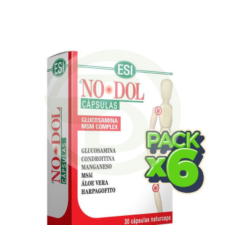 Pack 6x NoDol 30 Cápsulas ESI - Trepat Diet