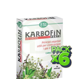 Pack 6x Karbofin Forte 30 Cápsulas ESI - Trepat Diet