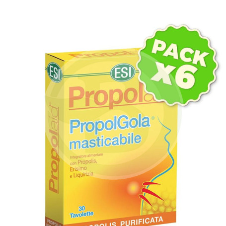 Pack 6x Propolaid Propolgola Miel 30 Tabletas ESI - Trepat Diet