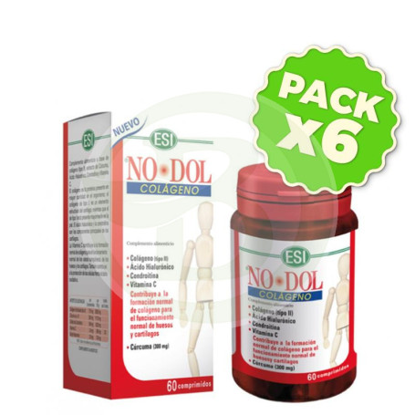 Pack 6x Nodol Colágeno 60 Comprimidos ESI