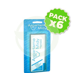 Pack 6x Aspartame Midy 500 Comprimidos Esi