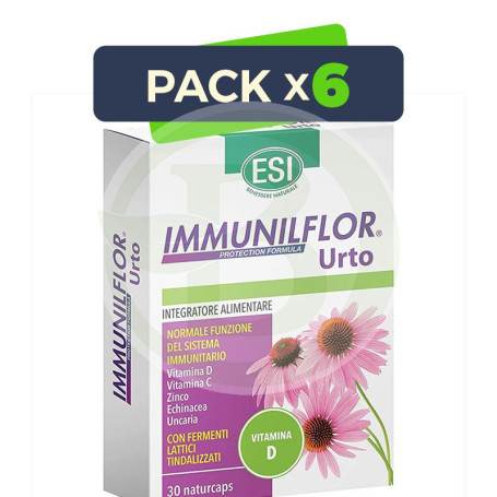 Pack 6x Immunilflor Urto 30 Cápsulas Esi