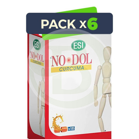 Pack 6x Nodol Cúrcuma 10 Cápsulas Esi