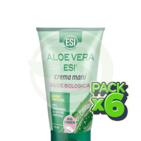 Pack 6x Crema De Manos De Aloe Vera 75Ml Esi