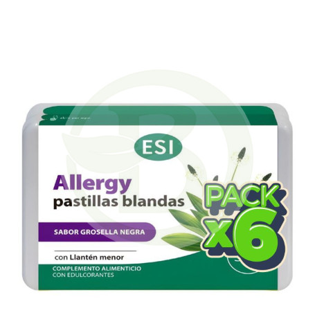 Pack 6x Allergy Pastillas Blandas Suizas 50G Esi