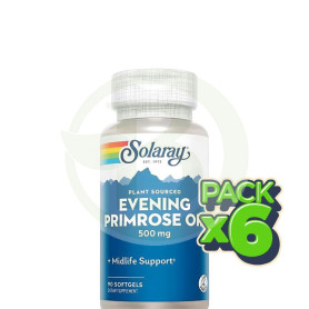 Pack 6x Evening Primrose Oil 90 Perlas Solaray