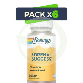 Pack 6x Adrenal Success Solaray 60 cápsulas