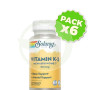Pack 6x Vitamina K2 30 Cápsulas Solaray