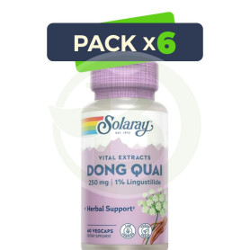 Pack 6x Dong Quai 60 Cápsulas Solaray