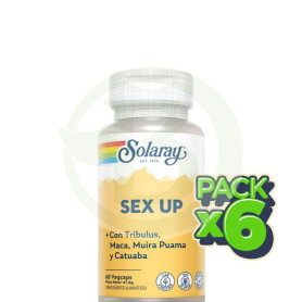 Pack 6x Sex Up 60 Cápsulas Solaray