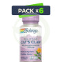 Pack 6x Uña de Gato 30 Cápsulas Solaray