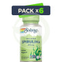 Pack 6x Espirulina 410Mg. 100 Cápsulas Solaray