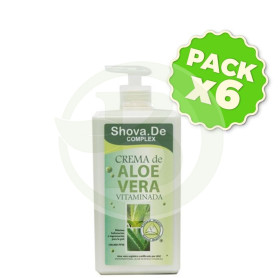 Pack 6x Crema Aloe Vera Complex 1000Ml. Shova De