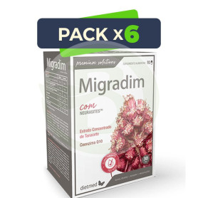 Pack 6x Migradim 60 Cápsulas Dietmed