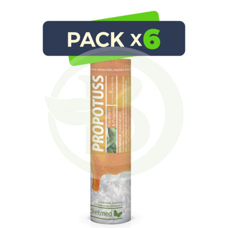 Pack 6x Propotuss 20 Pastillas Con Propolis y Eucalipto Dietmed