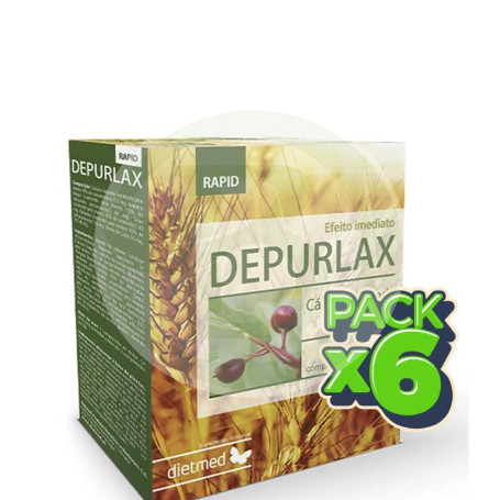 Pack 6x Depurlax 15 Comprimidos Dietmed