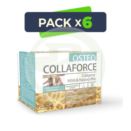Pack 6x Collaforce Osteo 20 Sobres Dietmed