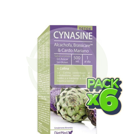 Pack 6x Cynasine Detox 500Ml. Dietmed