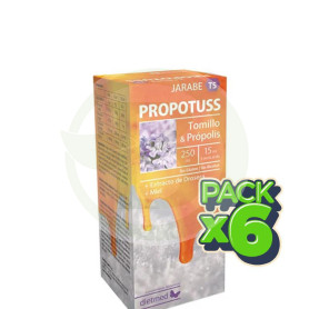 Pack 6x Propotuss Con Propolis y Equinacea Jarabe 250Ml. Dietmed