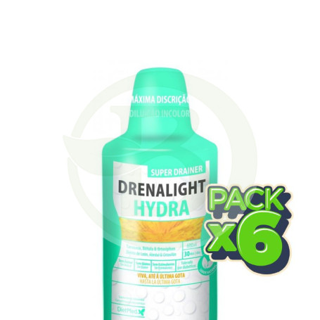 Pack 6x Drenalight Hydra (Super Drainer) 600Ml. Dietmed