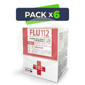 Pack 6x Flu112 30 Cápsulas Dietmed