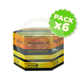 Pack 6x Megaroyal Inmunitas 20 Ampollas Dietmed