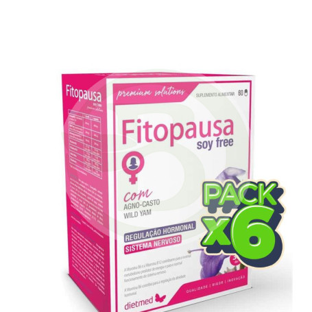 Pack 6x Fitopausa Soy Free 60 Cápsulas Dietmed