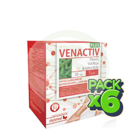 Pack 6x Venactiv Plus 30 Capsulas