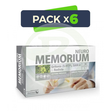 Pack 6x Memorium Neuro 30 Ampollas Dietmed
