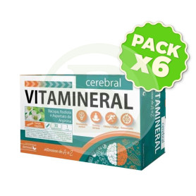 Pack 6x Vitamineral Cerebral 30 Ampollas Dietmed