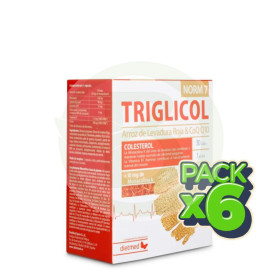 Pack 6x Triglicol Norm 7 Plus 30 Comprimidos Dietmed