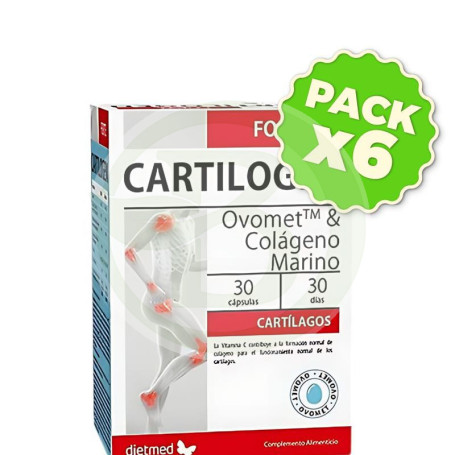 Pack 6x Cartilogen Forte 30 Capsulas Dietmed