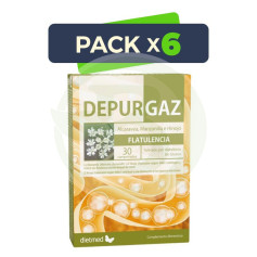 Pack 6x Depurgaz 30 Comprimidos Dietmed