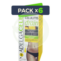 Pack 6x Adelgacell Celulite Drain 600 Ml Dietmed