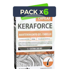 Pack 6x Keraforce Capilar 30 Comprimidos Dietmed