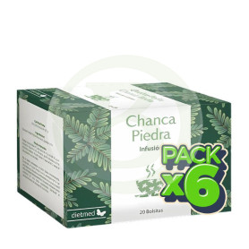 Pack 6x Infusión Chanca Piedra (Rompepiedra) 20 Bolsitas Dietmed