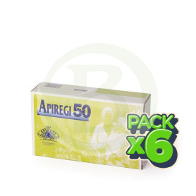 Pack 6x Apiregi 50 24 Ampollas Apiregi