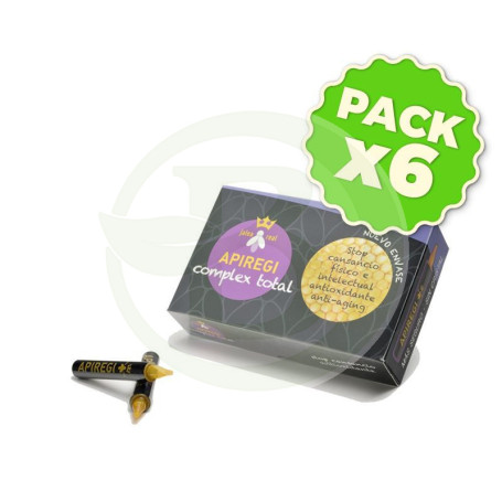 Pack 6x Apiregi Complex Total 20 Ampollas Apiregi