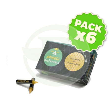 Pack 6x Apiregi Defensas 20 Ampollas Apiregi