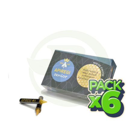 Pack 6x Apiregi Senior 20 Ampollas Apiregi