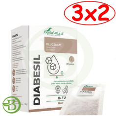 Pack 3x2 Natusor 15 Diabesil 20 Filtros Soria Natural
