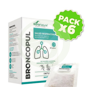 Pack 6x Natusor 25 Broncopul 20 Filtros Soria Natural