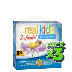 Pack 3x Realkids Infantil 20 Viales Santiveri