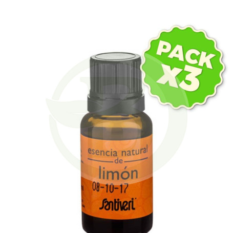 Pack 3x Aceite Esencial de Limón 14Ml. Santiveri