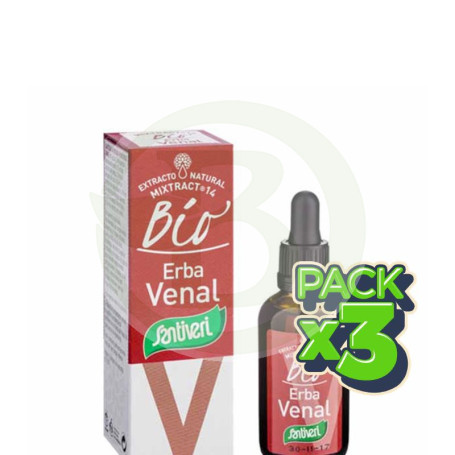 Pack 3x Mixtract-14 Erbavenal Bio 50Ml. Santiveri