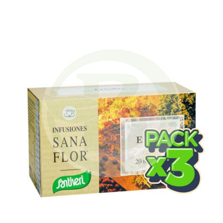 Pack 3x Sanaflor Erbalax 20 Filtros Santiveri