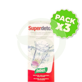 Pack 3x Jarabe Superdetox 240Ml. Santiveri