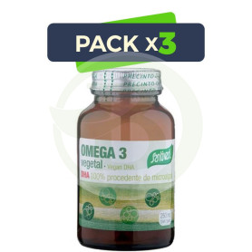 Pack 3x Dha Vegetal 30 Perlas Santiveri