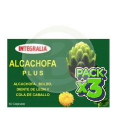 Pack 3x Alcachofa Plus 60 Capsulas Integralia