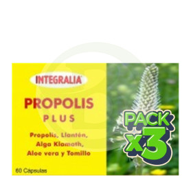 Pack 3x Propolis Plus 60 Cápsulas Integralia